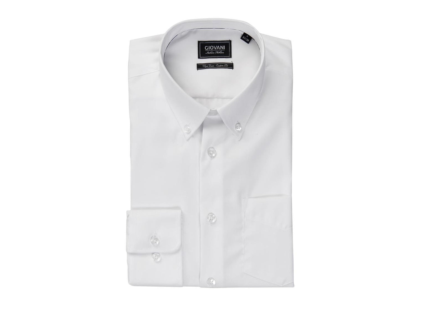 GBT094  Button Down  Skjorte Tailor Fit