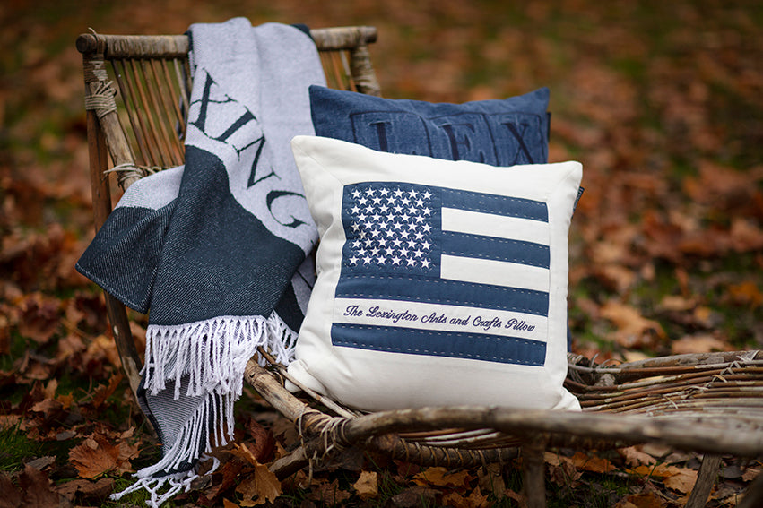 LX10004011 Lexington Recycled Cotton Logo Throw