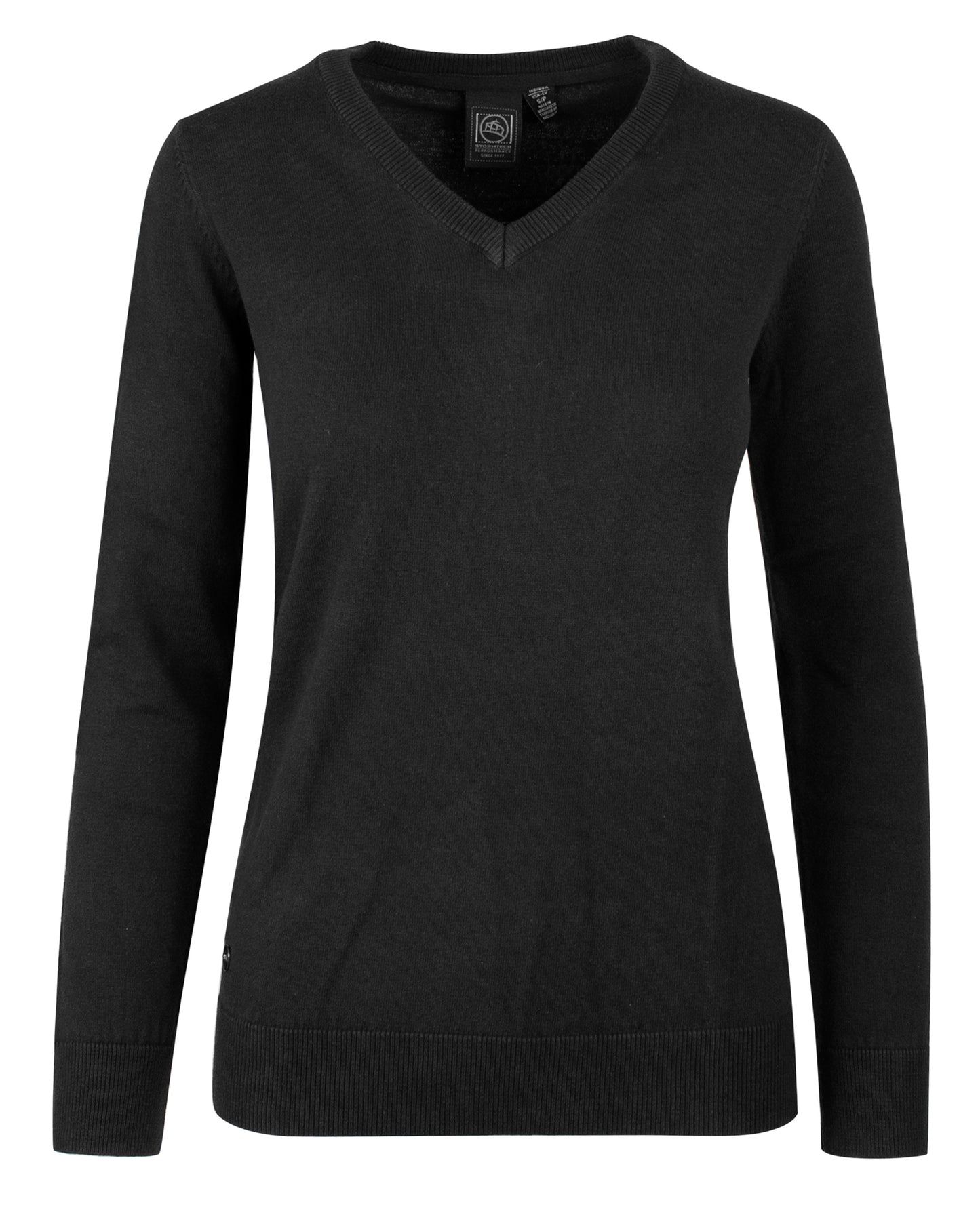 SG12 Finstrikket LAGUNA V-Neck Businessgenser (D)